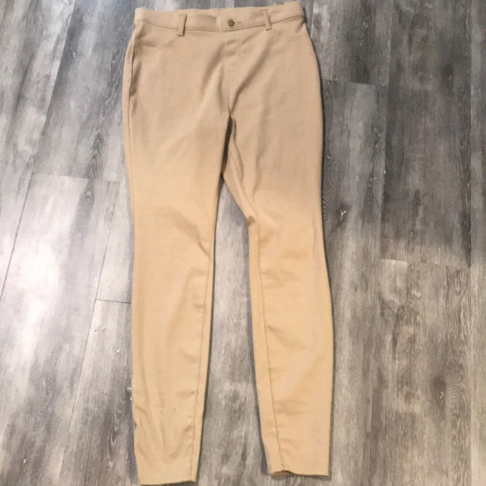 Khaki jeggings